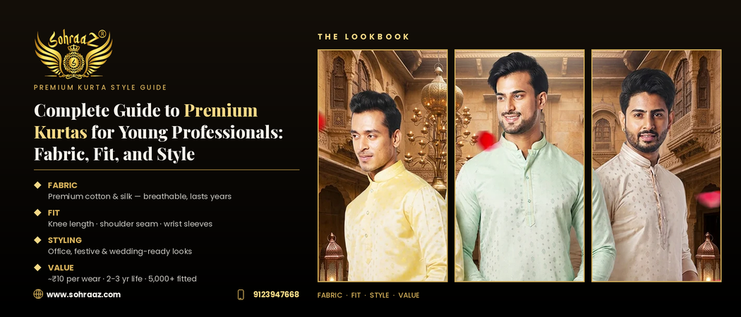 Complete Guide to Premium Kurtas for Young Professionals: Fabric, Fit, and Style
