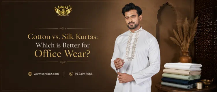 Cotton vs. Silk Kurtas: Which is Better for Office Wear?