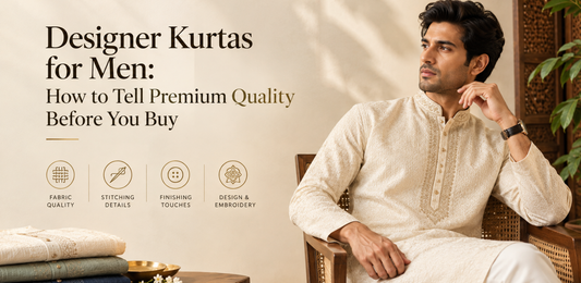 Designer Kurtas for Men: How to Tell Premium Quality Before You Buy