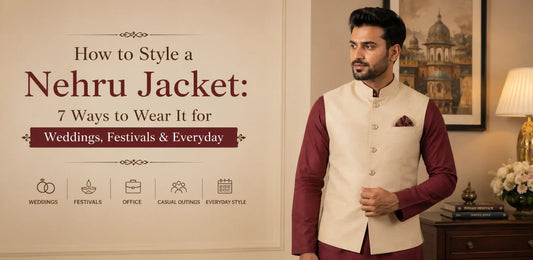 How to Style a Nehru Jacket: 7 Ways to Wear It for Weddings, Festivals & Everyday