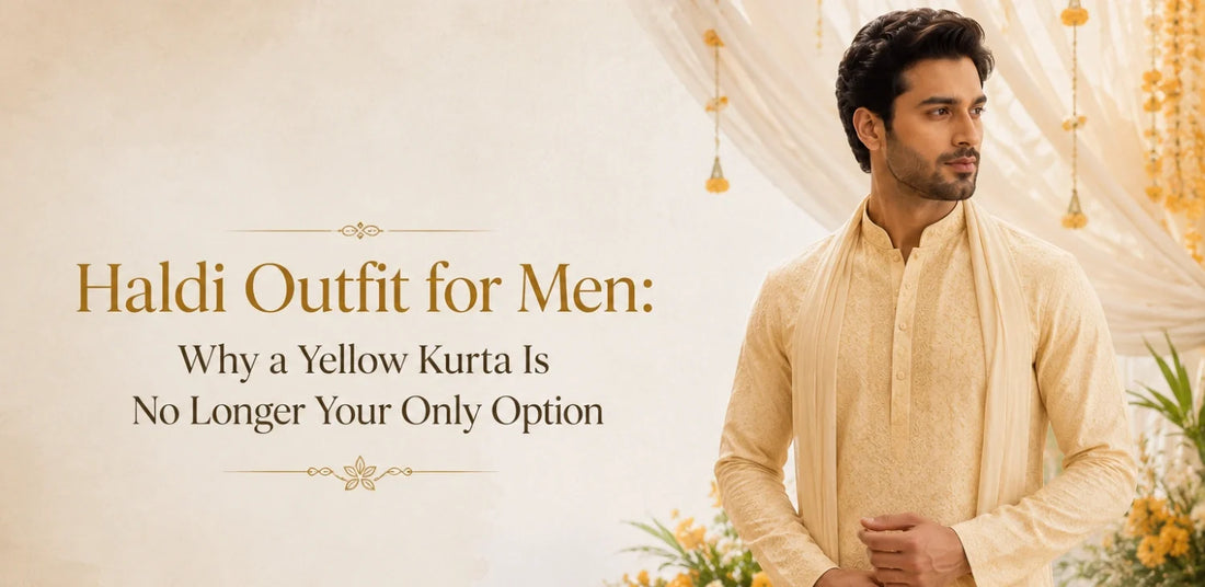 Haldi Outfit for Men: Why a Yellow Kurta Is No Longer Your Only Option