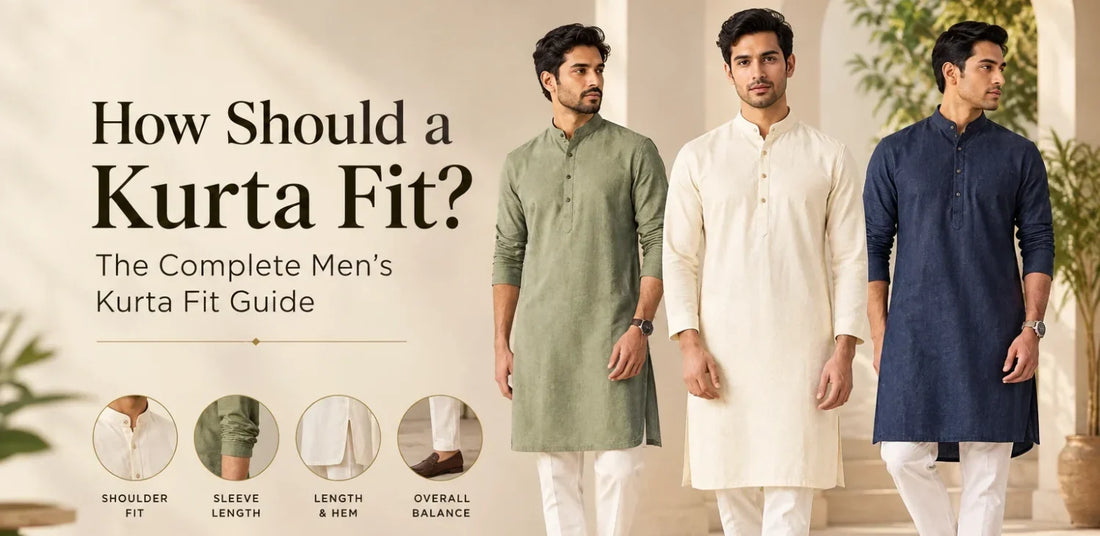 How Should a Kurta Fit? The Complete Men's Kurta Fit Guide