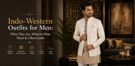 Indo-Western Outfits for Men: What They Are, When to Wear Them & 5 Best Looks