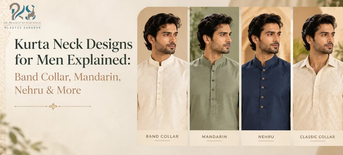 Kurta Neck Designs for Men Explained: Band Collar, Mandarin, Nehru & More