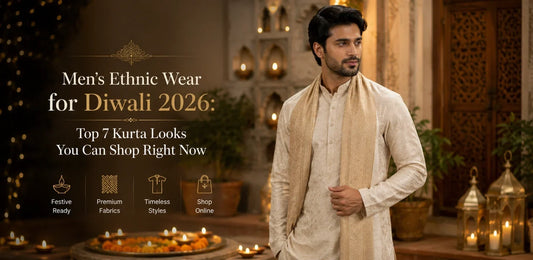 Men's Ethnic Wear for Diwali 2026: Top 7 Kurta Looks You Can Shop Right Now