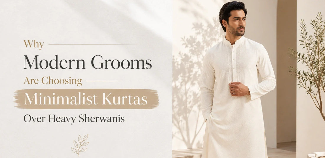 Why Modern Grooms Are Choosing Minimalist Kurtas Over Heavy Sherwanis