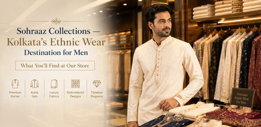 Sohraaz Collections — Kolkata's Ethnic Wear Destination for Men: What You'll Find at Our Store