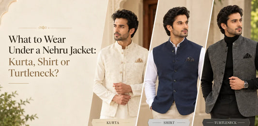 What to Wear Under a Nehru Jacket: Kurta, Shirt or Turtleneck?