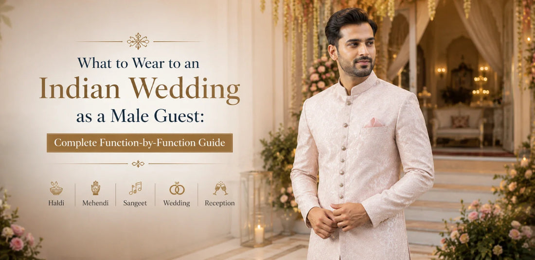 What to Wear to an Indian Wedding as a Male Guest: Complete Function-by-Function Guide