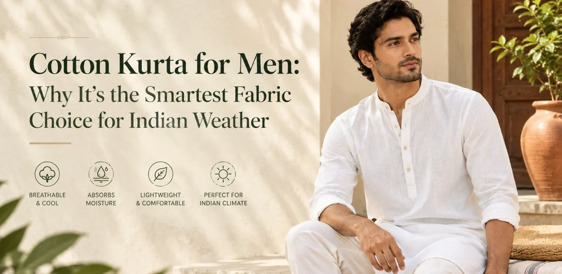 Cotton Kurta for Men: Why It's the Smartest Fabric Choice for Indian Weather