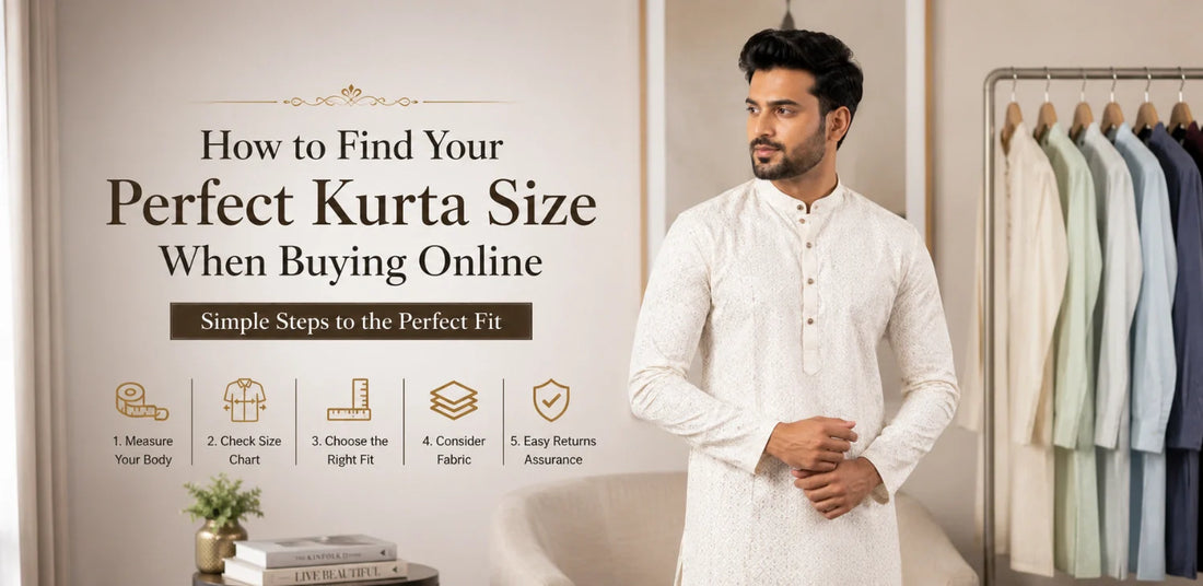How to Find Your Perfect Kurta Size When Buying Online
