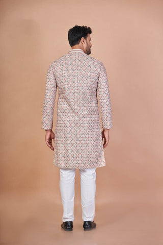 Universal Colour Kurta – Multicolour Cotton Sequin Print