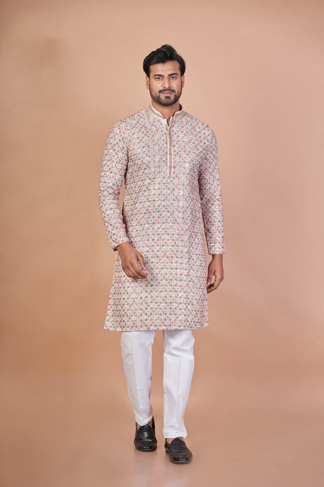 Universal Colour Kurta – Multicolour Cotton Sequin Print
