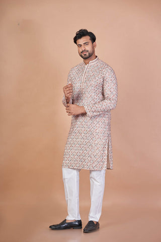 Universal Colour Kurta – Multicolour Cotton Sequin Print
