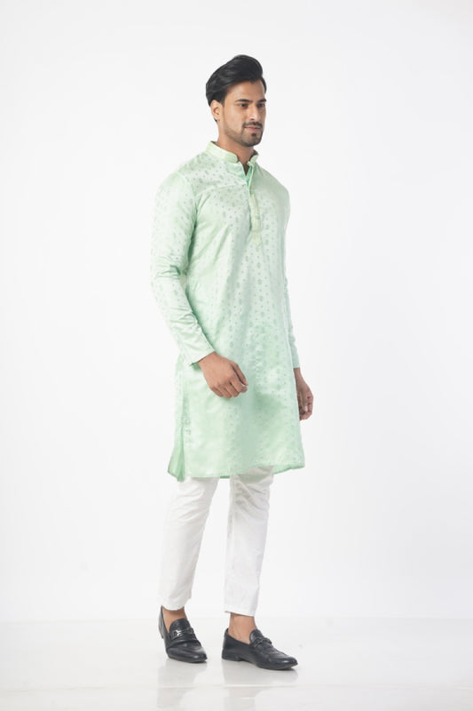 Pista Green Boutique Designer Kurta