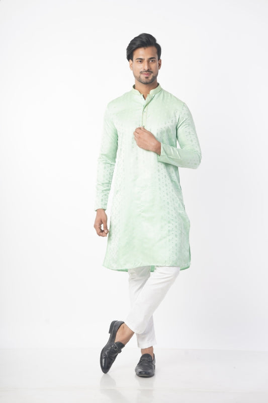 Pista Green Boutique Designer Kurta