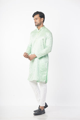 Pista Green Boutique Designer Kurta