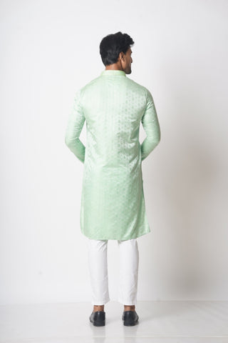 Pista Green Boutique Designer Kurta