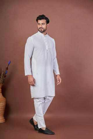 Armani Spark – White Armani Mirror Work Kurta